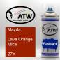 Preview: Mazda, Lava Orange Mica, 27Y: 400ml Sprühdose, von ATW Autoteile West.